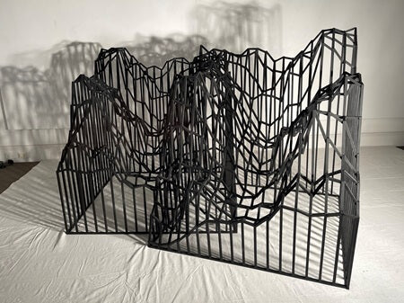 mdf laser cut artwork sculpture